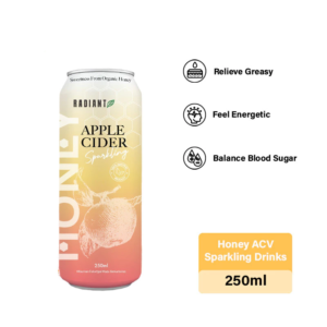 Honey Apple Cider Vinegar Sparkling Drink - 2 ctn